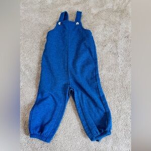 Fleece overall romper. NWOT